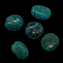Load image into Gallery viewer, Turquoise Nugget Beads | 23x7 to 20x7mm | 20gtw | Blue, Black | 5 Beads |