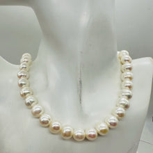 Load image into Gallery viewer, Heavenly Cream White Fresh Water Pearl Strand | 9.5 to 10mm | 42 Pearls |