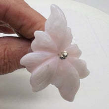 Load image into Gallery viewer, Peruvian Opal 49cts Flower | 62x38x4mm | Pink | 1 Pendant Bead |