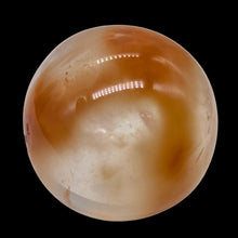 Load image into Gallery viewer, Quartz Orange 7g (2.4oz) Scrying Sphere | 38mm (1.5") | Clear Orange |