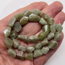 Load image into Gallery viewer, Misty Apple Green Apatite Nugget Bead Strand 109532