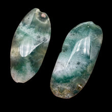 Load image into Gallery viewer, Ocean Jasper Old Stock Long Oval Beads| 45x22x6 to38x20x7mm| Blue, Gray| 2 Beads