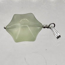 Load image into Gallery viewer, Jade Star Sterling Silver Pendant | Minty Green | 1 1/4" Long | 1 Pendant |