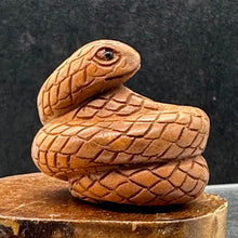 Load image into Gallery viewer, Year of the Snake 2025 Signed Netsuke Bead