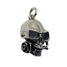 Load image into Gallery viewer, Sterling Silver Skull | 1" Long | Silver | 1 Charm |