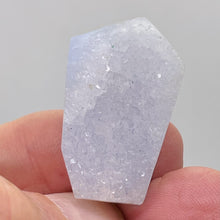 Load image into Gallery viewer, Chalcedony Druzy 56ct Designer Cut Pendant Bead|31x20x12mm| Blue| 1 Pendant Bead