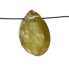 Load image into Gallery viewer, 1 Peach Sapphire Faceted 10x7mm Briolette Bead 6924