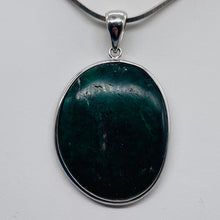Load image into Gallery viewer, Chrysocolla Sterling Silver Oval Pendant | 2" Long | Blue, Green | 1 Pendant |