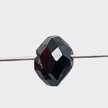 Load image into Gallery viewer, 1 Fancy Color 0.43cts Natural Black Diamond Roundel Bead 9892H