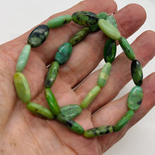 Load image into Gallery viewer, 6 Shockingly Rare Chrysoprase Oval Beads 19x9x5mm 8454