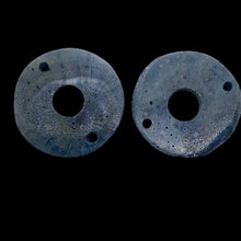 Load image into Gallery viewer, Blue Sponge Coral, Double Drilled | Blue | Disc | 30x4.5mm, | 2/parcel |