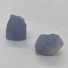 Load image into Gallery viewer, Blue Chalcedony 14g Druzy Nugget Beads | 22x16x11 to 21x19x13mm | Blue| 2 Beads|