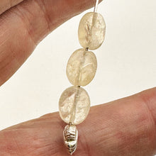 Load image into Gallery viewer, Three Yellow Calcite Facteted Oval Beads 004571