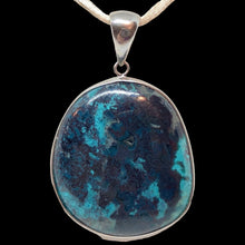 Load image into Gallery viewer, Glamorous! Chrysocolla & Sterling Silver Pendant! 6865I