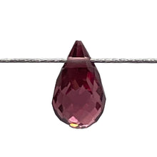 Load image into Gallery viewer, Merlot Zircon Gemstone .44 ct Briolette Bead | 5.1x3mm | Red | 1 Pendant Bead |
