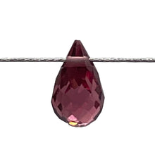 Load image into Gallery viewer, Merlot Zircon Gemstone .44 ct Briolette Bead | 5.1x3mm | Red | 1 Pendant Bead |