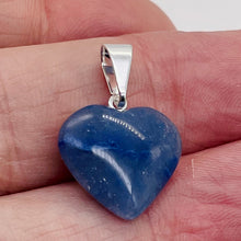 Load image into Gallery viewer, Aventurine Heart Pendant | 7/8" Long | Blue | 1 Pendant |