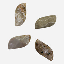 Load image into Gallery viewer, Ocean Jasper Wavy Pendant Beads - Assorted Colors | 31x16x5mm | 4 Beads |