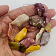 Load image into Gallery viewer, Fab Mookaite Wavy 30x15mm Marquis Bead Strand 106720