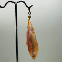 Load image into Gallery viewer, Designer Pink Mussel Shell 14K Gold Filled Pendant | 2 3/4" Long |