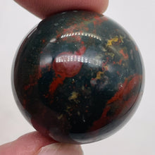 Load image into Gallery viewer, Bloodstone Sphere 20g (3oz) Display Specimen | 25mm (1") | Green Red | 1 Sphere|