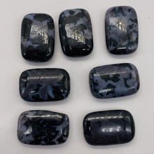 Load image into Gallery viewer, Stormy Purple Sky Jasper Rectangle Pendant Beads | 30x22x8mm | 2 Beads |