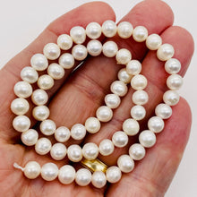 Load image into Gallery viewer, Round Fresh Water Wedding Pearls Parcel | 7mm | Glowing White | 6 Pearls |