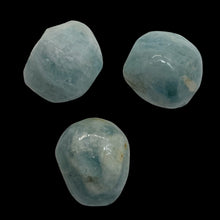 Load image into Gallery viewer, Aquamarine Smooth Nugget Bead Parcel | 19x16x16 - 18x19x17mm | Blue | 3 Beads |