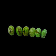 Load image into Gallery viewer, Gaspeite Hi Grade 3mm Rondelle Beads | 3mm | Green Brown | 6 Beads |