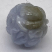Load image into Gallery viewer, Jade Carved Round Bead | 13mm | Lavender | 1 Bead |