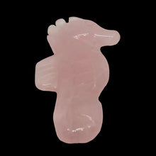 Load image into Gallery viewer, Rose Quartz Seahorse Worry-Stone Animal Figurine | 245x19x6mm | Pink