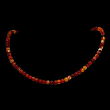 Load image into Gallery viewer, Fiery! Carnelian Agate 4mm Round Beads Strand 110490