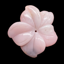 Load image into Gallery viewer, Pink Peruvian Opal Carved 19cts Flower Pendant Bead | 27x26x5mm | Pink | 1 Bead|