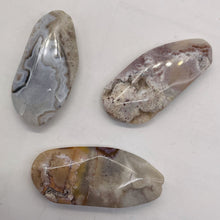 Load image into Gallery viewer, Ocean Jasper Old Stock Long Oval Beads| 45x22x6 to38x20x7mm | Gray, Pink, Black|