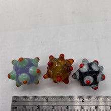 Load image into Gallery viewer, 1 Huge 25x16mm Lampwork Glass Nubby Roundel Bead 7564