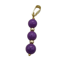 Load image into Gallery viewer, Phosphosiderite Dangle 14K Gold Filled Pendants | 1 1/4" long | Lavender |