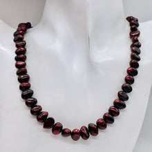 Load image into Gallery viewer, Smoldering Burgundy 10 to 8mm FW Pearl Strand 108318