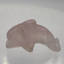 Load image into Gallery viewer, Pink Rose Quartz Dolphin Figurine Worry Stone | 22x12x7.5mm | Pink