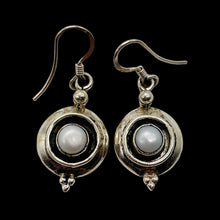 Load image into Gallery viewer, Fresh Water Pearl Sterling Silver Earrings | 1 1/4" Long | White | 1 Pair |