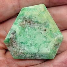 Load image into Gallery viewer, Chrysoprase 21g Freeform Pendant Bead | 35x39x10mm | Green | 1 Pendant Bead |