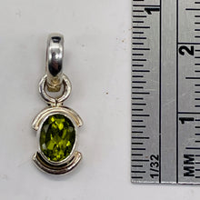 Load image into Gallery viewer, Peridot Sterling Silver Drop Pendant | 3/4" Long | Green | 1 Pendant |