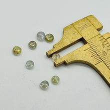 Load image into Gallery viewer, Fancy Natural Sapphire Faceted Bead Parcel | White | 4x2.5mm | 8 Beads|