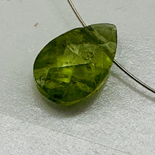 Load image into Gallery viewer, Peridot Faceted Briolette Bead | 2 cts | 8x6x5mm | Green | 1 bead |
