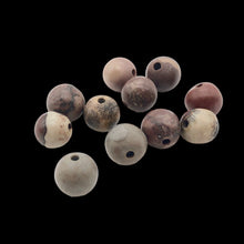 Load image into Gallery viewer, 10 Red Flower Apache Jasper 7mm Round Beads 009193