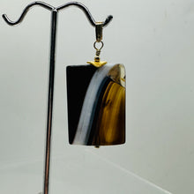 Load image into Gallery viewer, Semi Precious Stone Jewelry Sardonyx Agate Pendant Necklace 14Kgf | 1 3/4" Long|