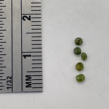 Load image into Gallery viewer, Parrot Green Diamond Faceted Beads | 0.26cts | 2.5x1.5mm to 2.2x1.7mm | 5 Beads|
