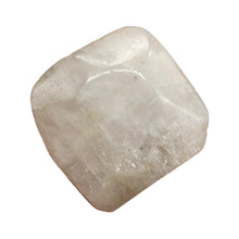 Load image into Gallery viewer, White Clear Spodumene Kunzite Rectangular Pendant Bead | 23x23x10mm | 1 Bead |
