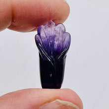 Load image into Gallery viewer, 1 Exquisitely Carved Natural Untreated Amethyst Lily Flower 109612
