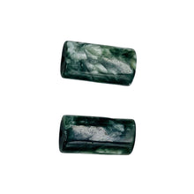 Load image into Gallery viewer, Seraphinite Premium Rectangle Shaped Russian Beads | 16x8x4mm | 2 Beads |