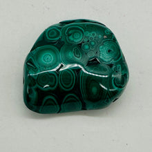 Load image into Gallery viewer, Malachite 46g Polished Gemstone FreeForm Worry Stone| 42x9mm| Green| 1 Specimen|